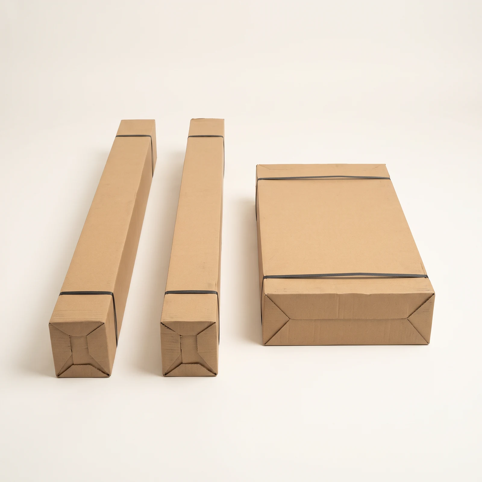 Três volumes do kit FortMac em estúdio